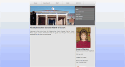 Desktop Screenshot of chattahoocheeclerkofcourt.com
